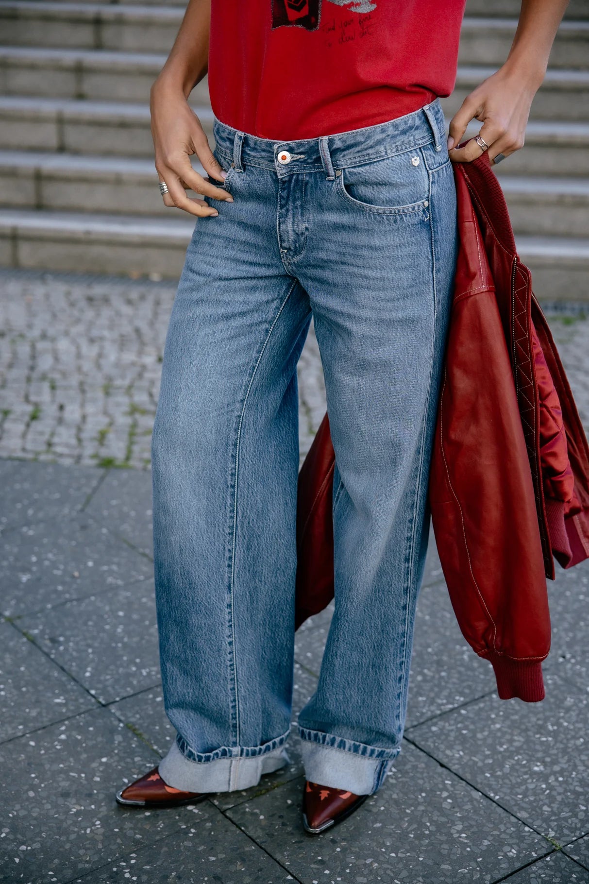 JEANS FREEMANT.PORTER AGATHA DENIM