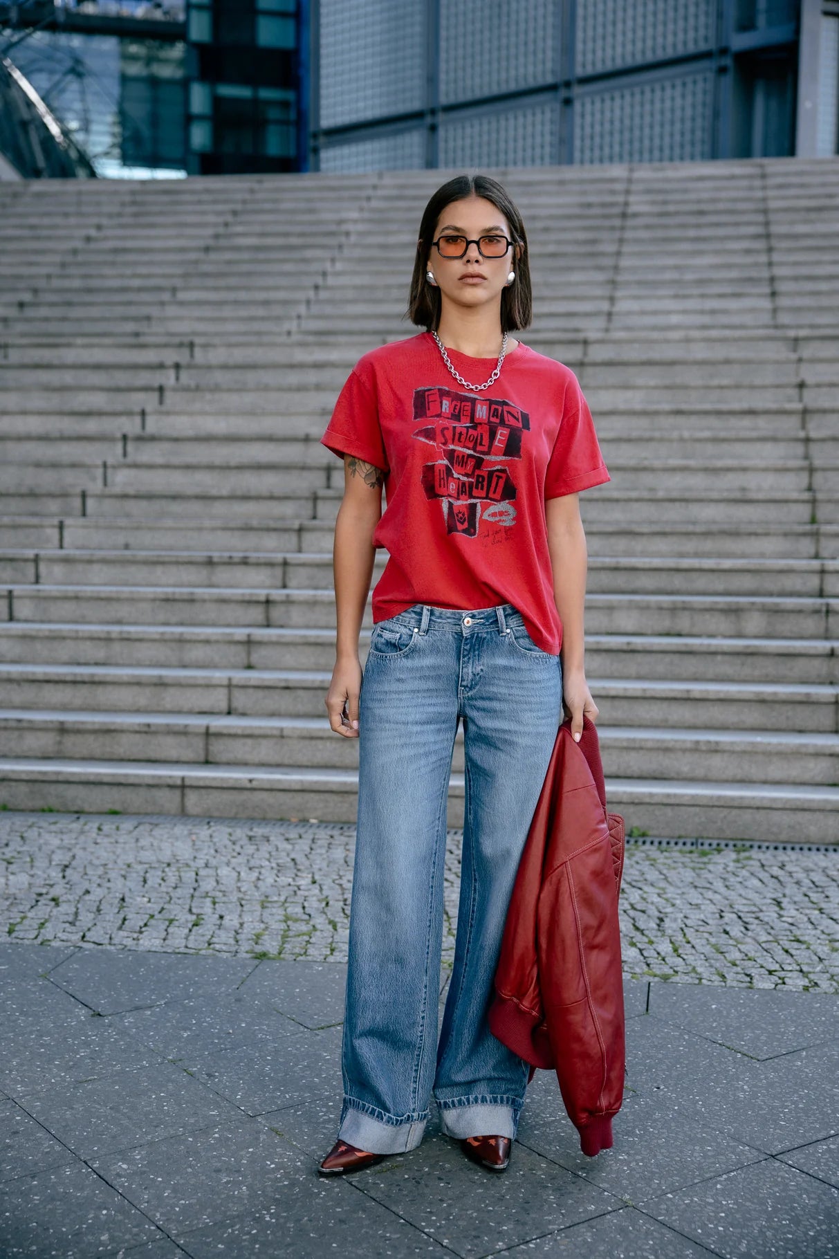 JEANS FREEMANT.PORTER AGATHA DENIM