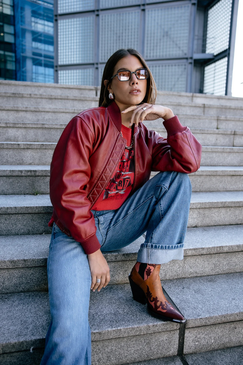 JEANS FREEMANT.PORTER AGATHA DENIM