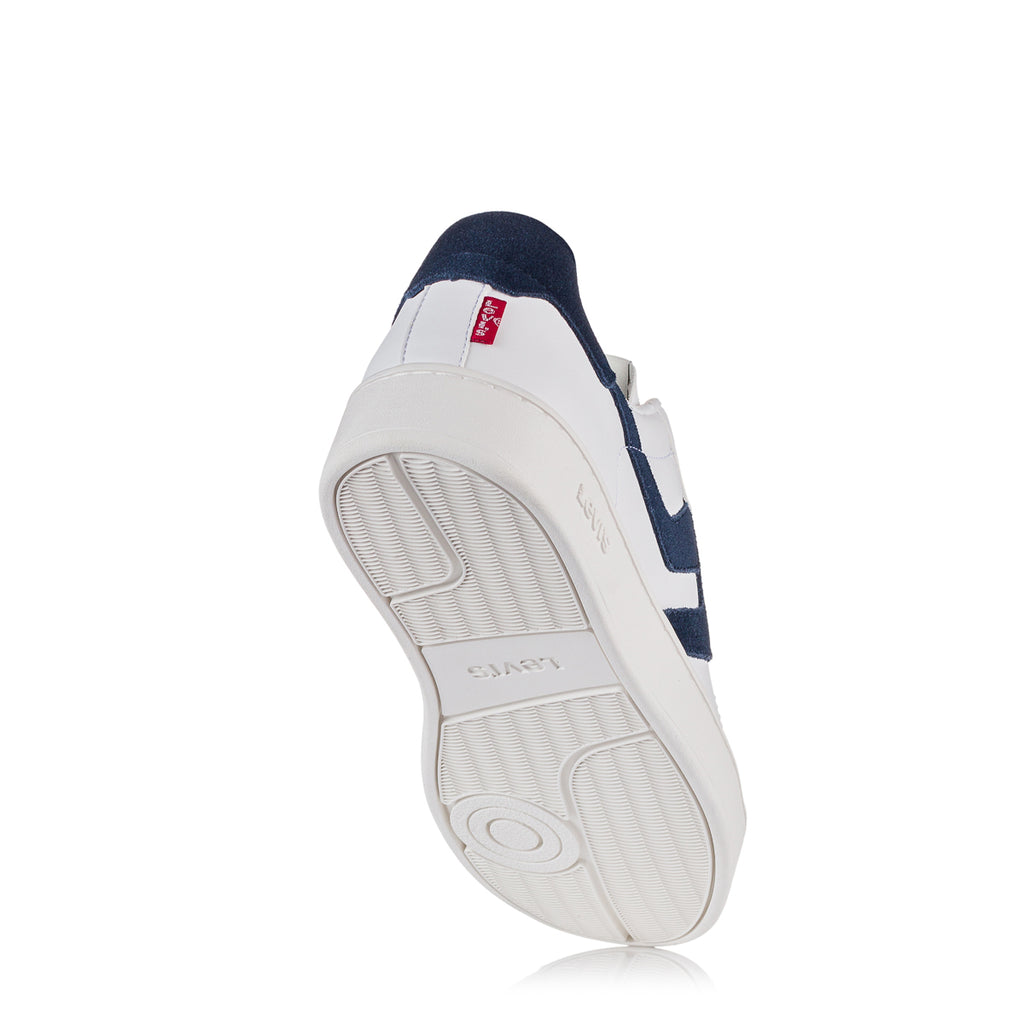 "Sneakers Levi's Blanc Marine – Vue semelle"