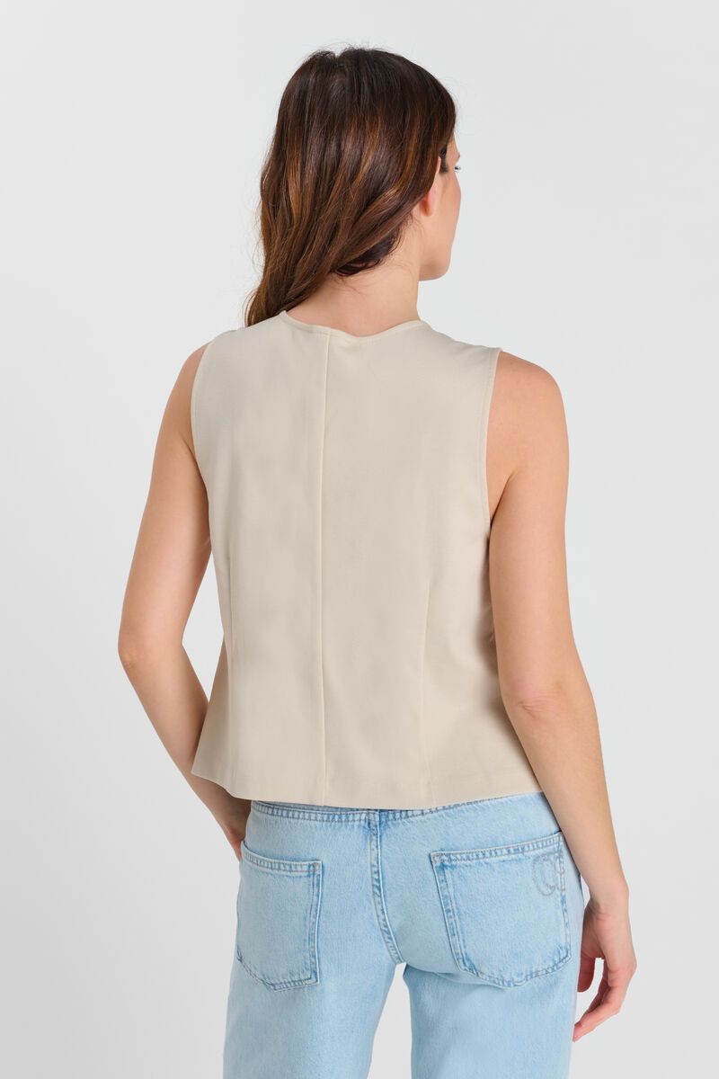 Gilet le temps des cerises Carlita beige