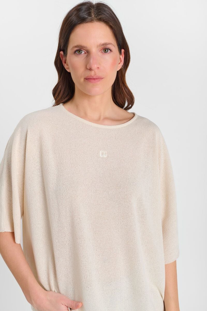 LE TEMPS DES CERISES -Pull Femme Drew - Coupe Boyfriend Manches Courtes