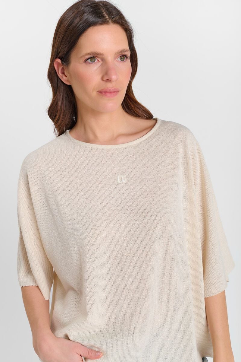 LE TEMPS DES CERISES -Pull Femme Drew - Coupe Boyfriend Manches Courtes