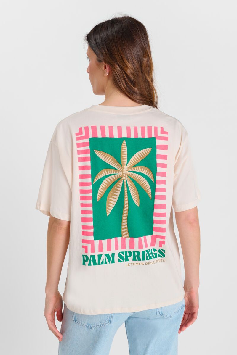 tee shirt le temps des cerises femme Palm