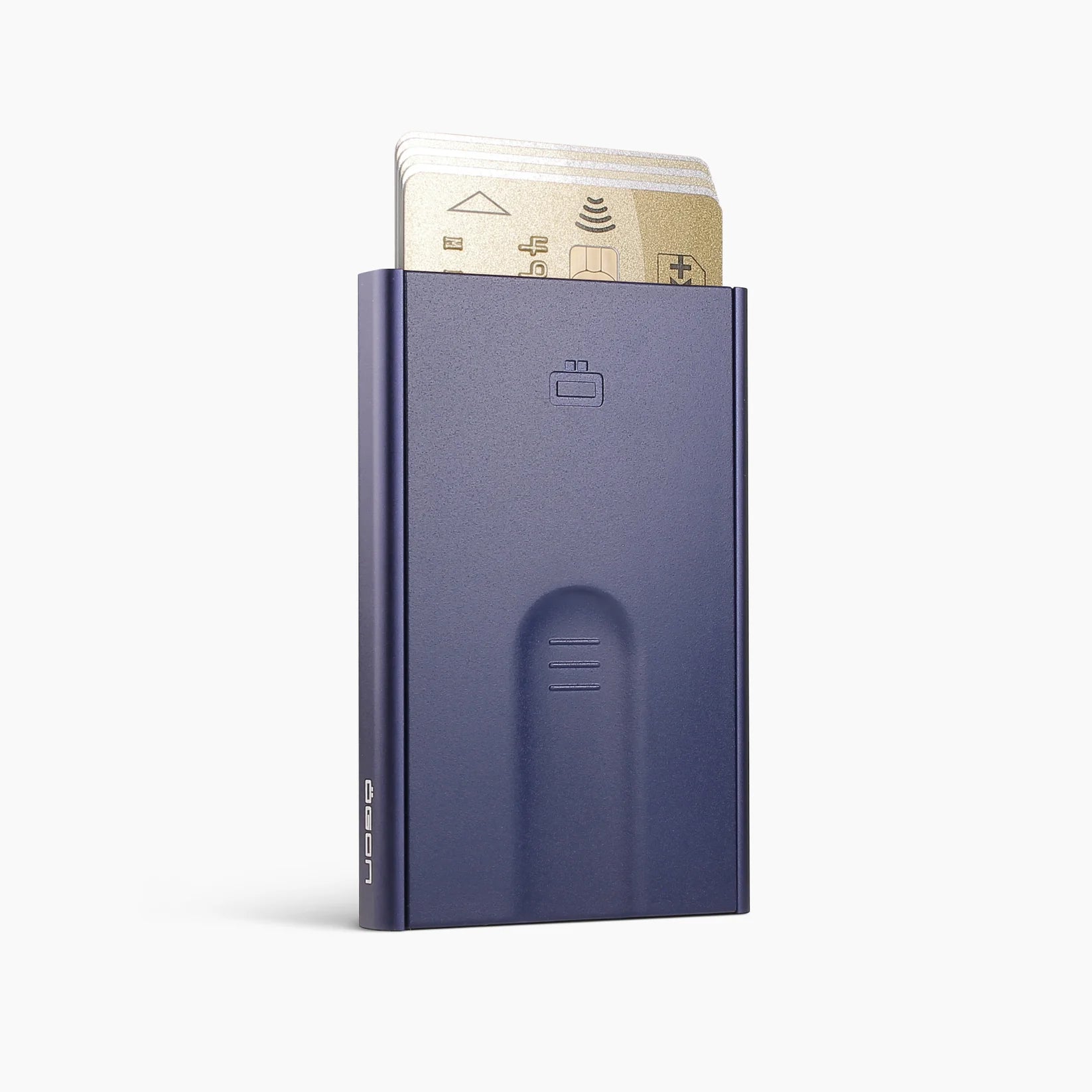 ÖGON Porte-cartes automatique SLIDER | Navy blue