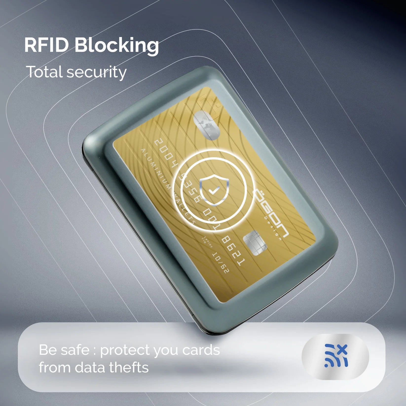 porte carte Ogon design rfid blocking