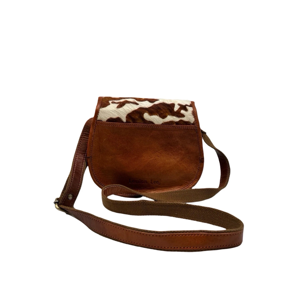 Sac Laetitia finition vache - vue avec bandoulière