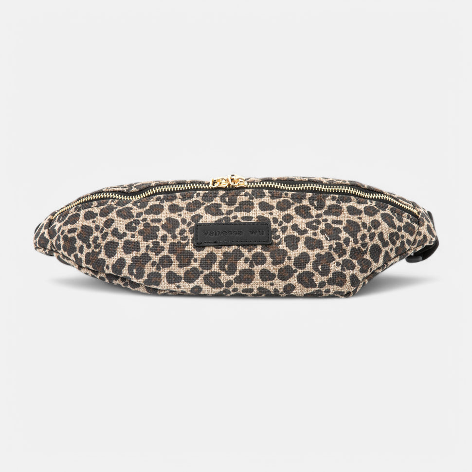 SAC BANANE VANESSA WU LEOPARD