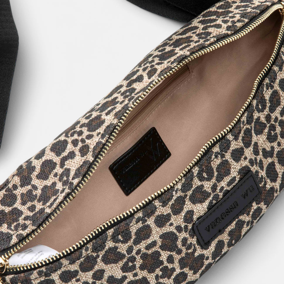 SAC BANANE VANESSA WU LEOPARD