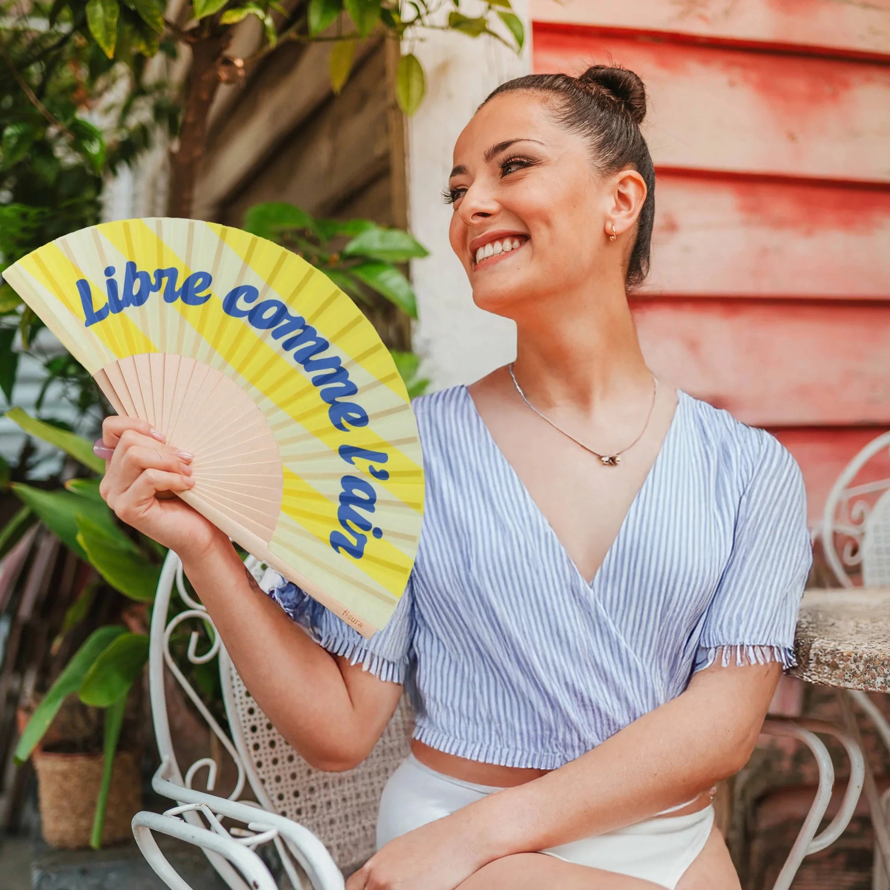 Éventail Fisura "Libre comme l'air"