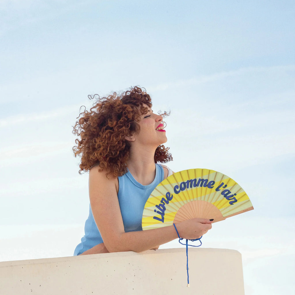 Éventail Fisura "Libre comme l'air"