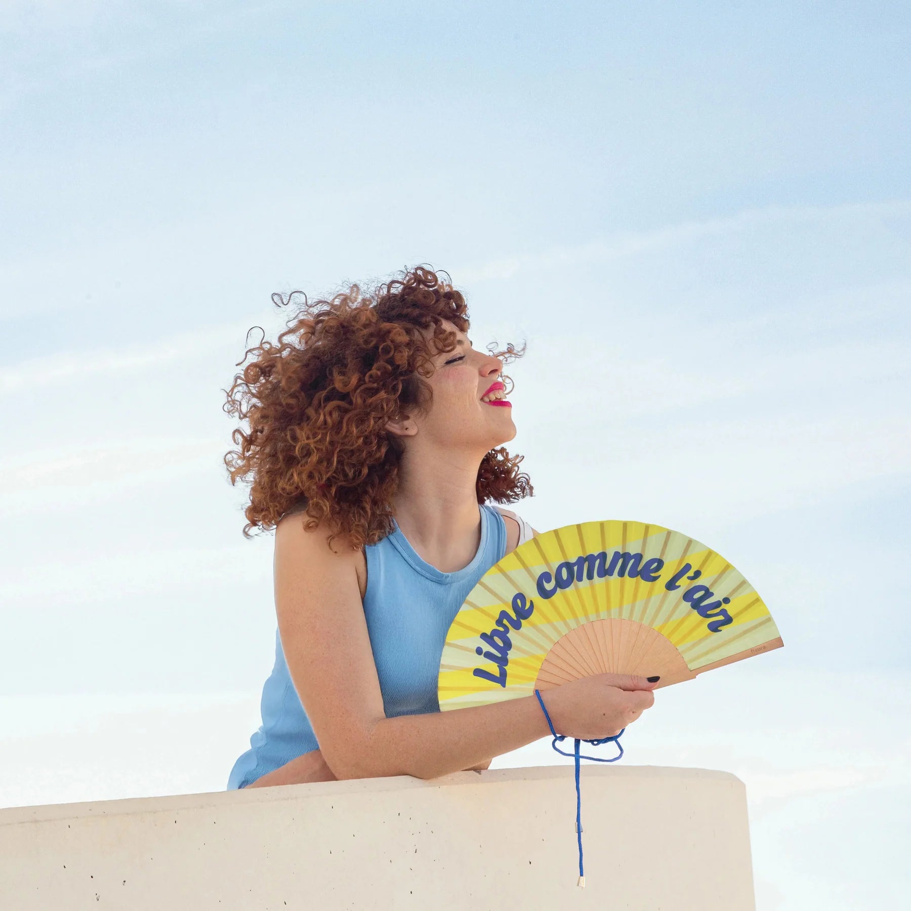 Éventail Fisura "Libre comme l'air"