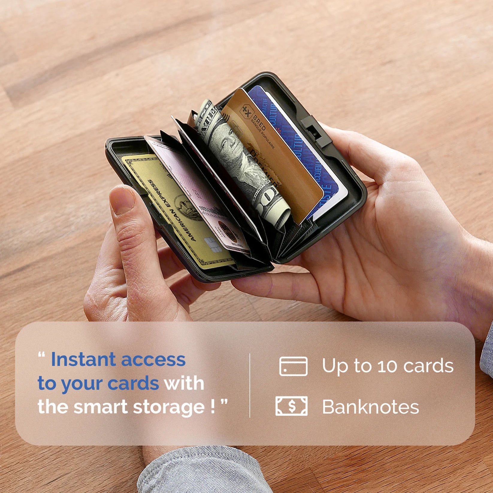 Porte-cartes STOCKHOLM original | Black