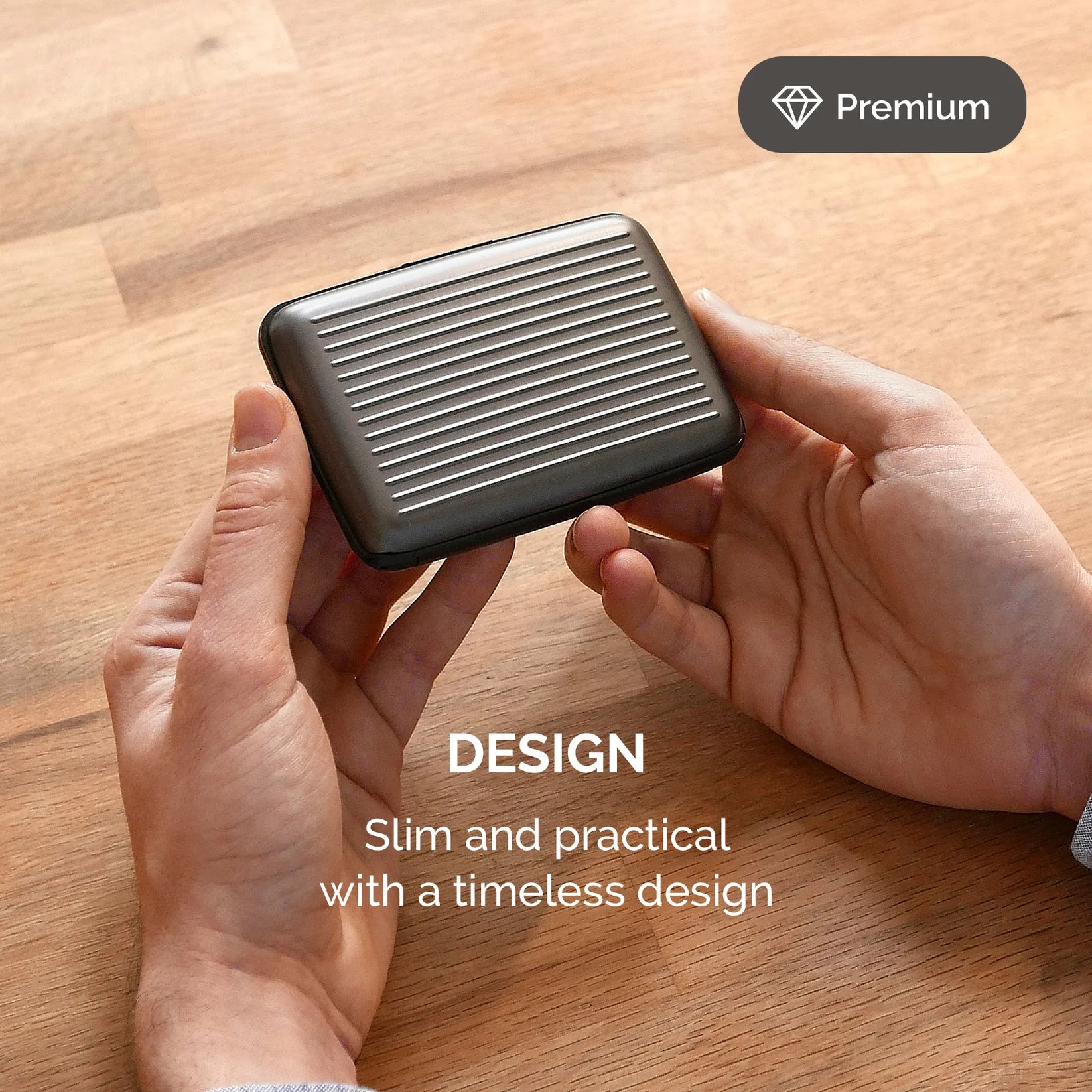 Porte-cartes STOCKHOLM original | Titanium