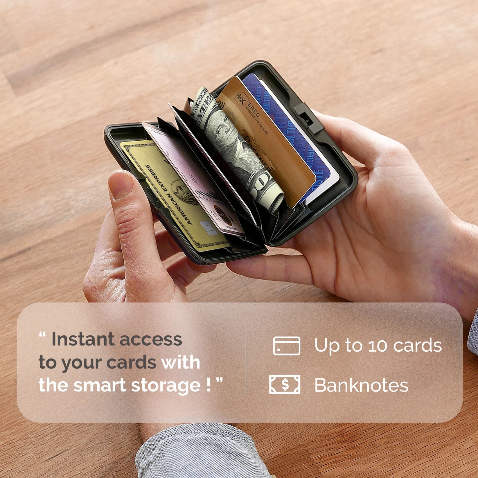 Porte-cartes STOCKHOLM original | Titanium