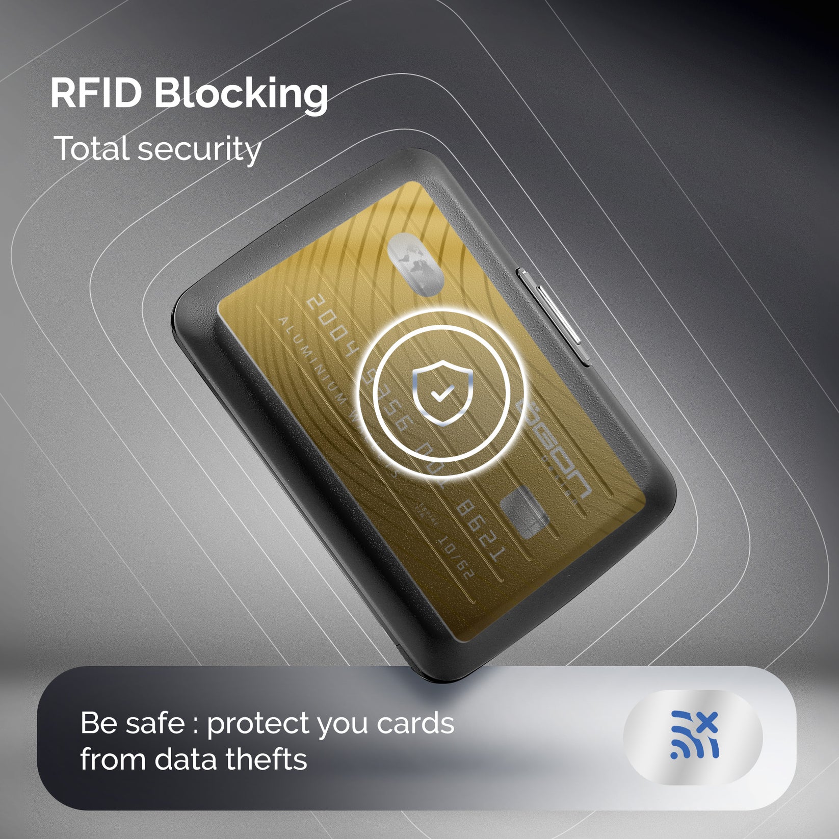 Porte-cartes OSLO | Opium Black OGÖN DESIGN