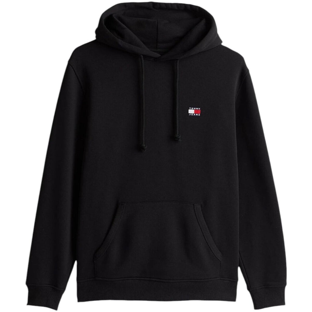 Sweat Homme Tommy Hilfiger Noir - Capuche Coton Recyclé
