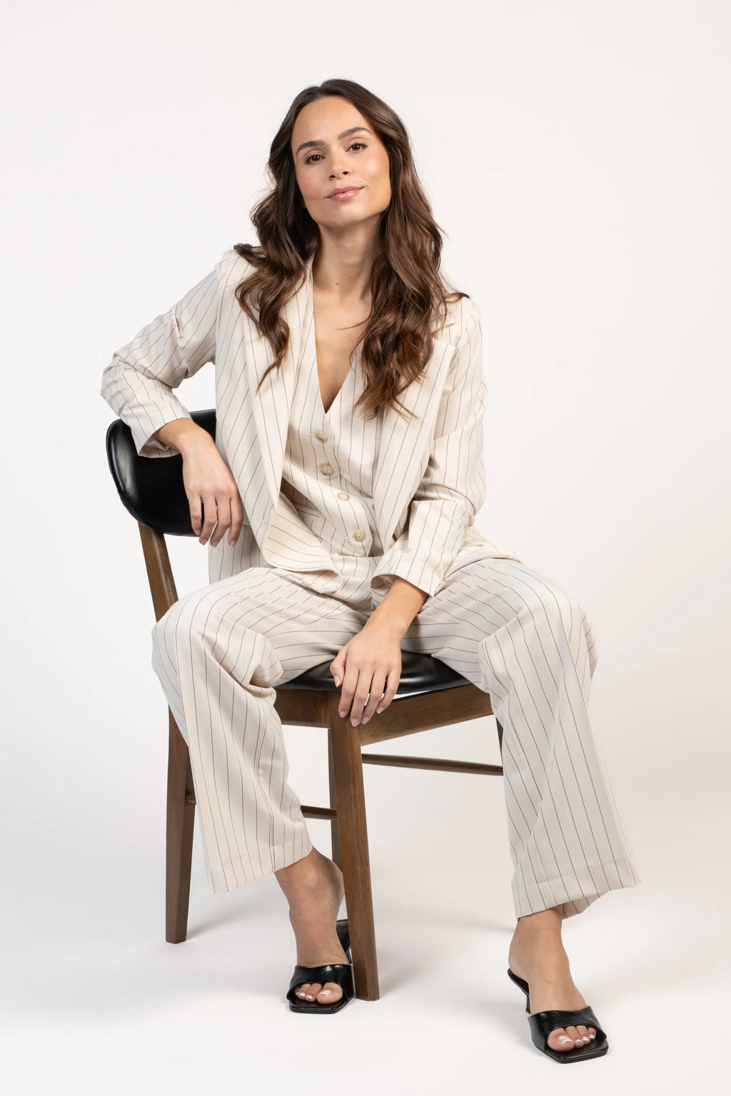 veste blazer pako litto femme rayée