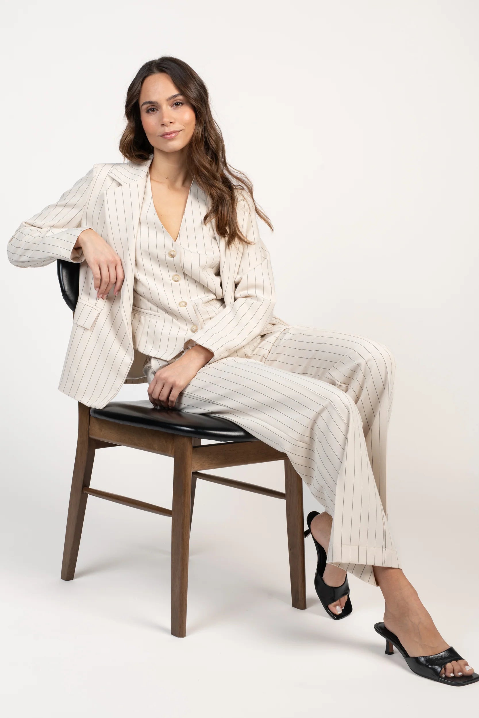 Pantalon Pako Litto rayé femme