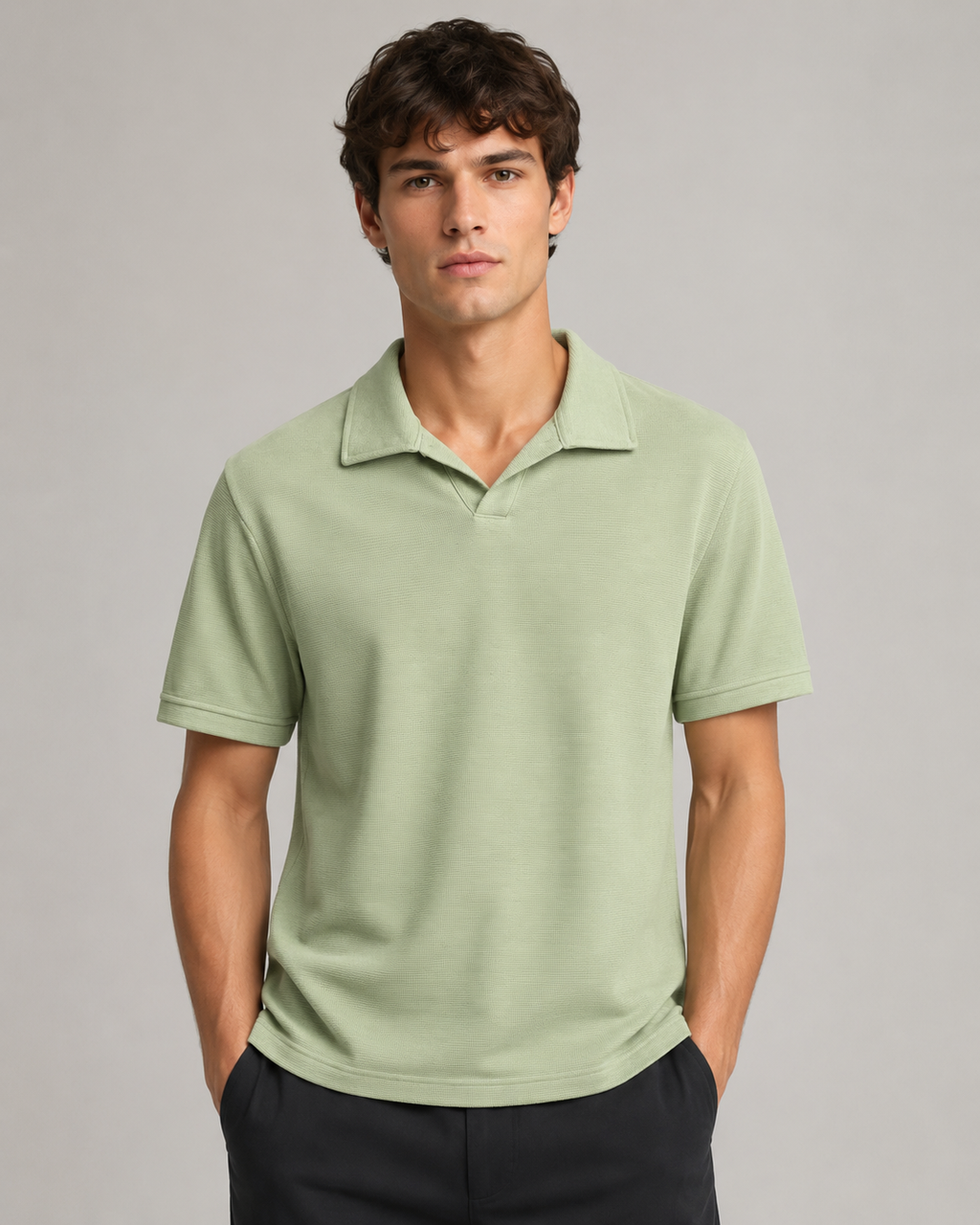Polo Texturé 100% Coton – Extra Paris