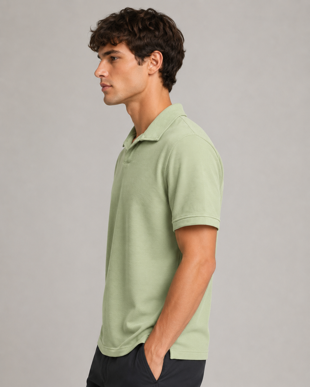Polo Texturé 100% Coton – Extra Paris