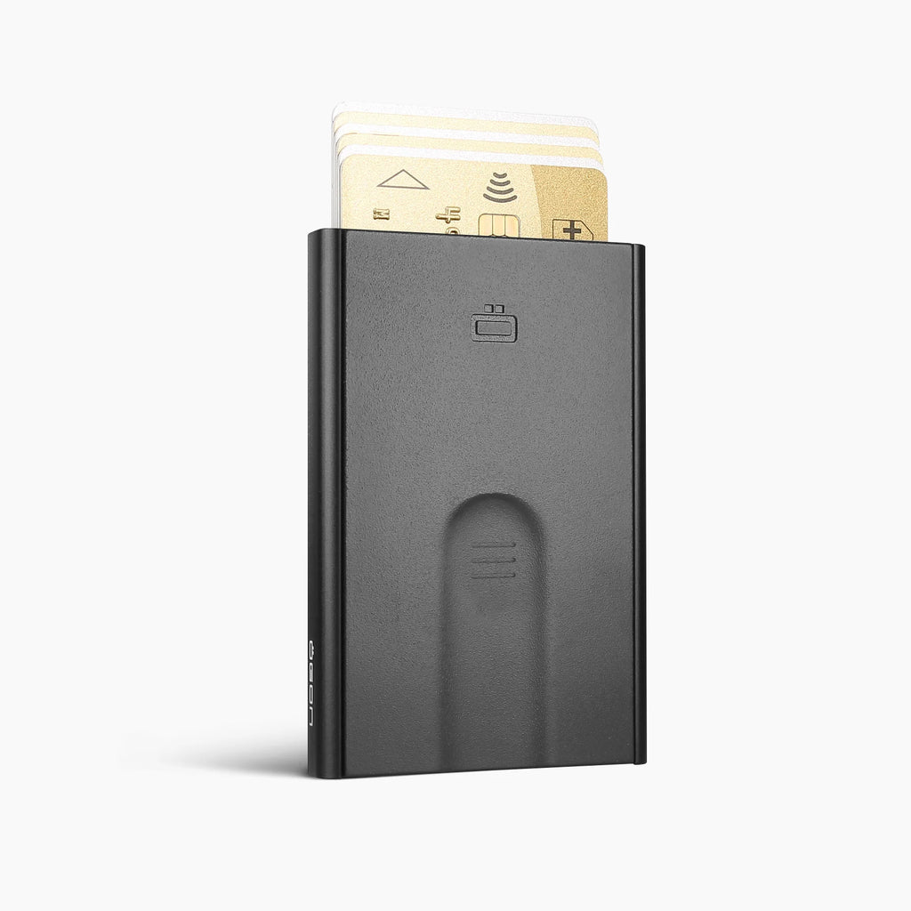 ÖGON Porte-cartes automatique SLIDER | NOIR