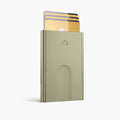 ÖGON Porte-cartes automatique SLIDER | CACTUS GREEN