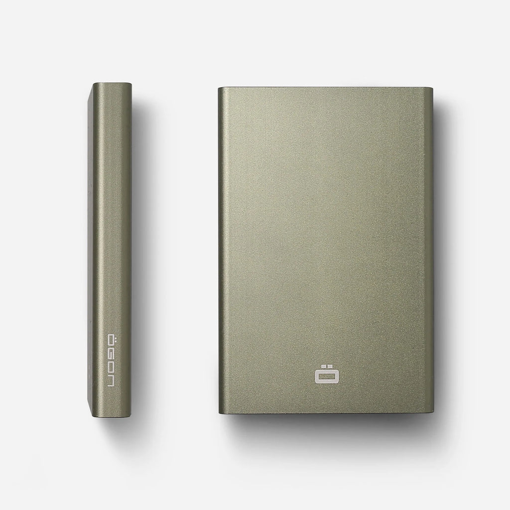 ÖGON Porte-cartes automatique SLIDER | CACTUS GREEN