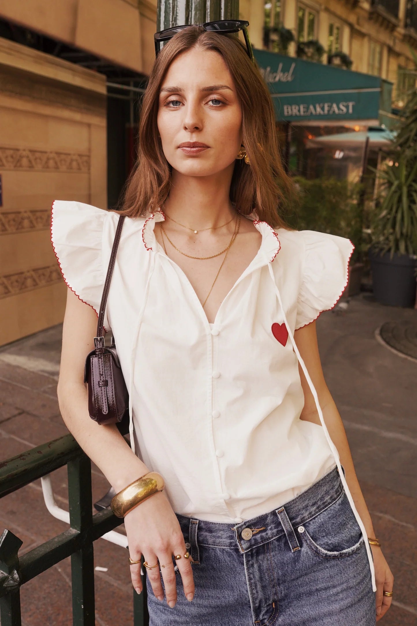 Chemisier femme In April blanc