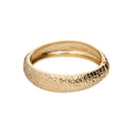 bracelet argelouse jonc doré croco