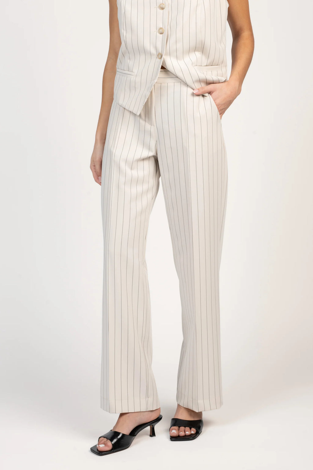 Pantalon Pako Litto rayé femme