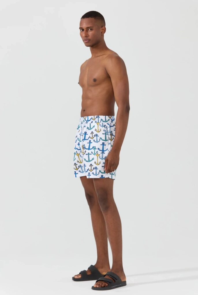 Marco Frank Aramis - Short de Bain à Imprimé Coquillages, Séchage Rapide