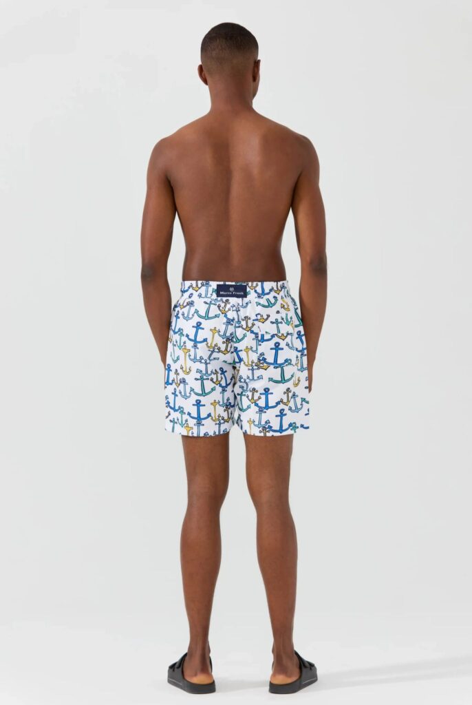 Marco Frank Aramis - Short de Bain à Imprimé Coquillages, Séchage Rapide