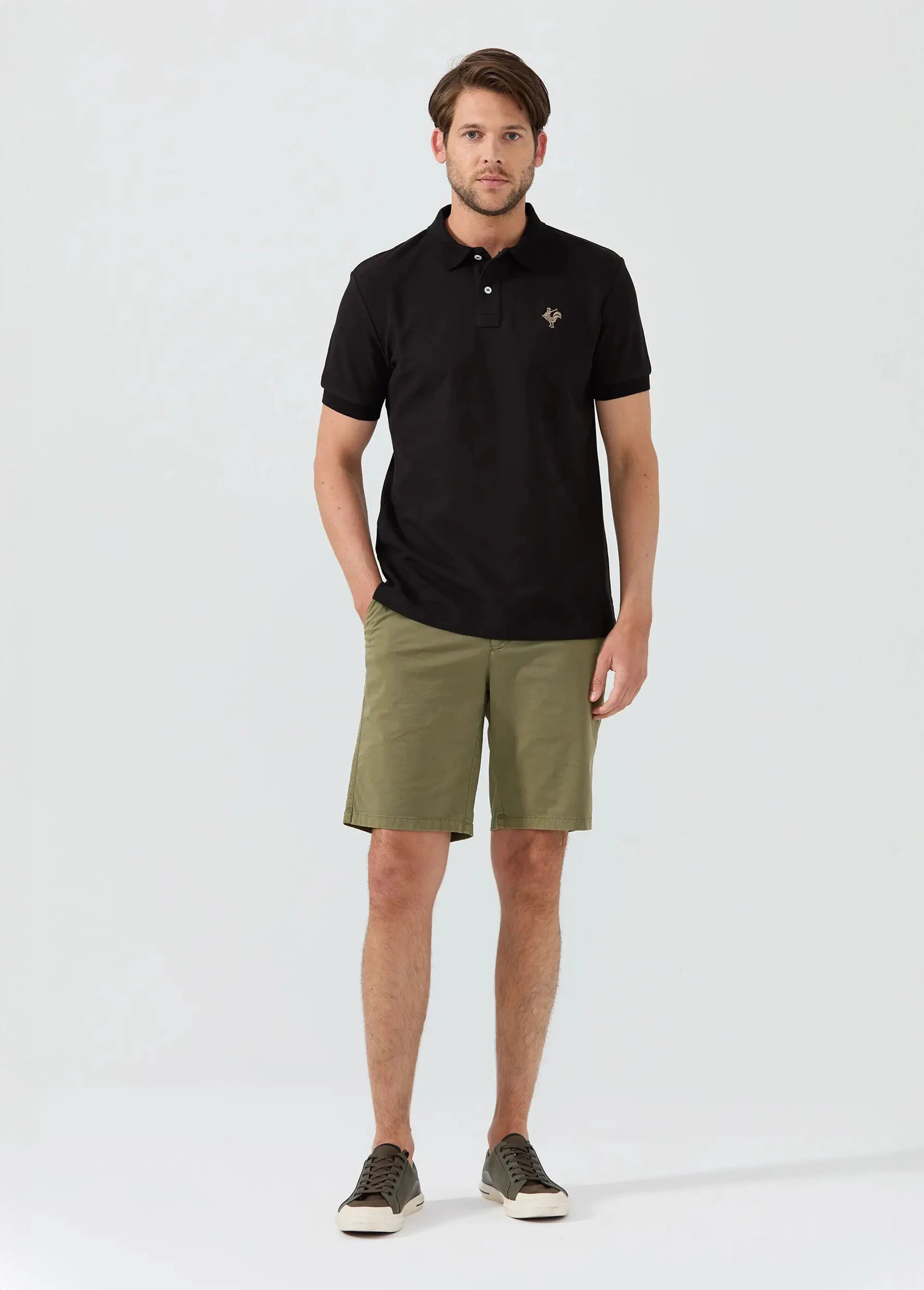 Bermuda chino kaki homme