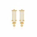 Boucles d'oreilles fantaisie dorées