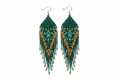 Boucles d'oreilles vertes haute résolution format paysage