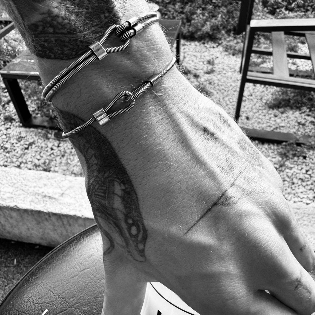 BRACELET "YOU AND ME" SING A SONG EN CORDE DE BASSE