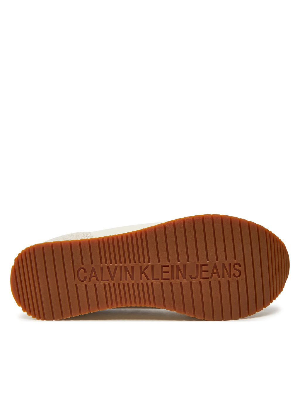 Basket Calvin klein beige sneakers runner sock
