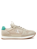 Basket Calvin klein beige sneakers runner sock