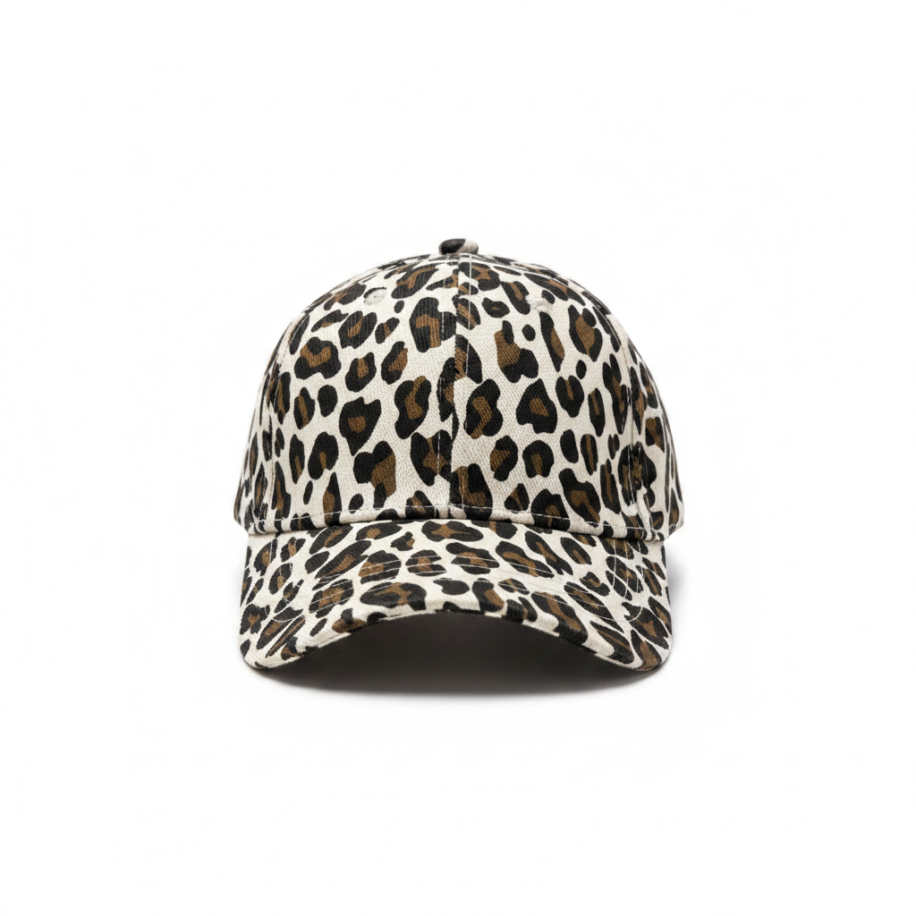 Casquette léopard - face