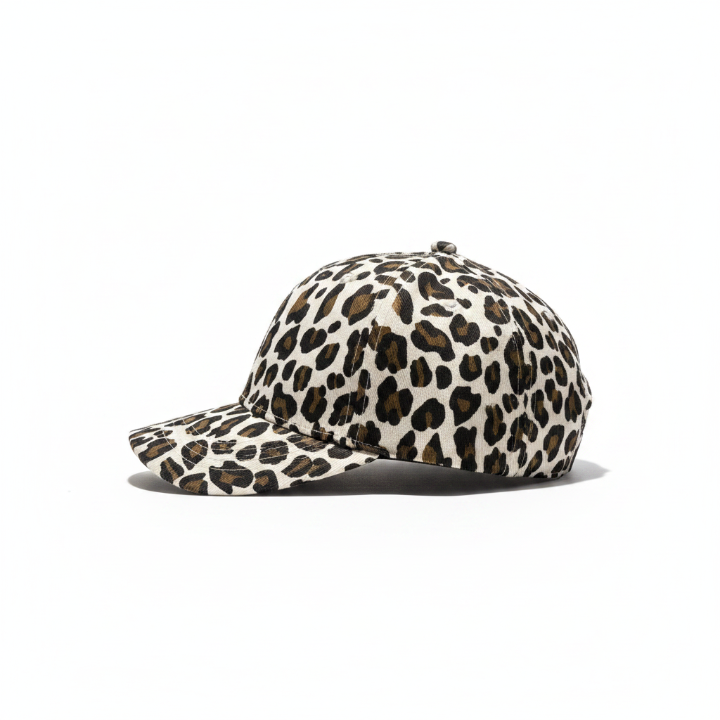 Casquette léopard - profil
