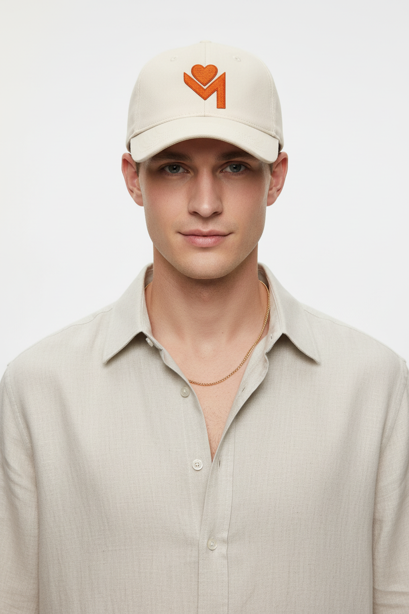 Casquette portée logo moyen