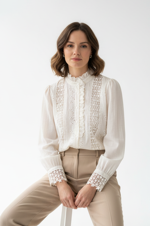 Chemisier Ycoo - mannequin assis