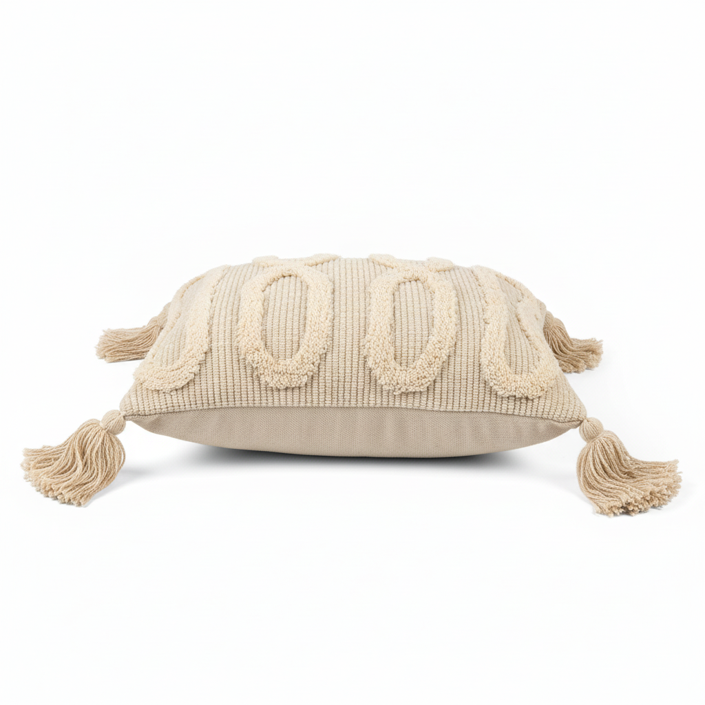 Coussin 53x33 fond blanc luxe