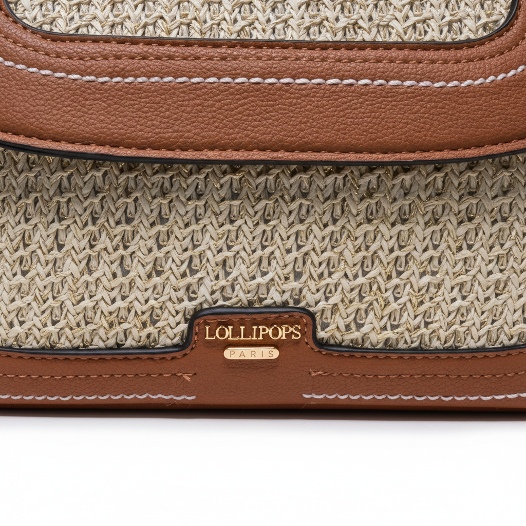 Détail sac LOLLIPOPS fond blanc luxe