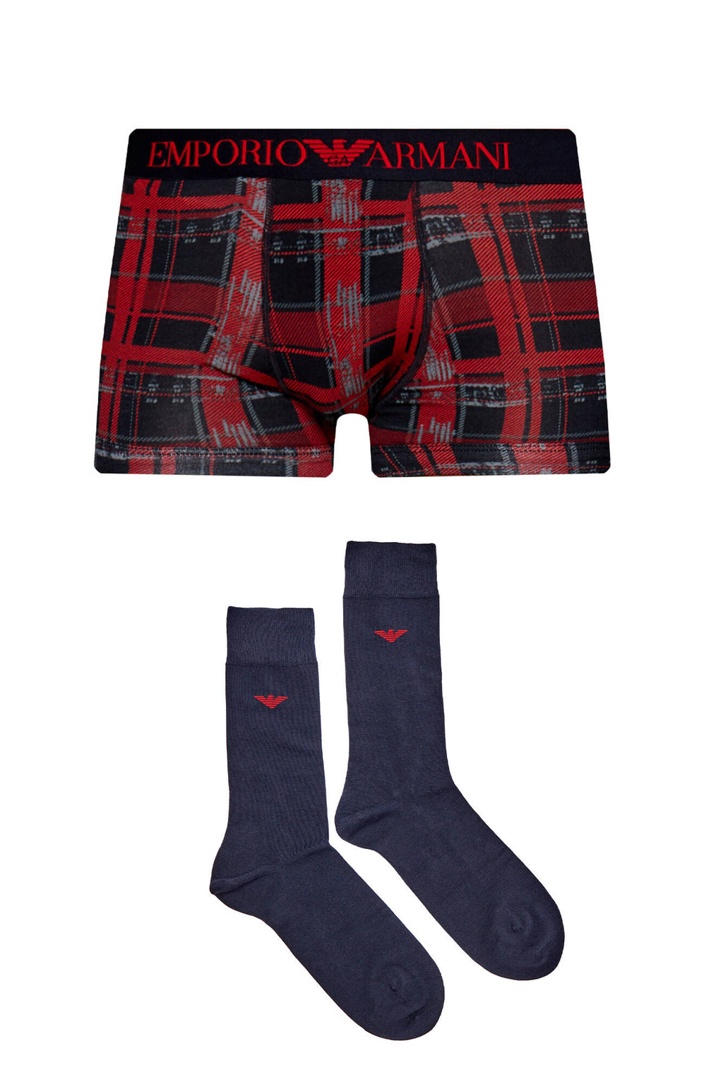 Coffret boxer et chaussettes EMPORIO ARMANI