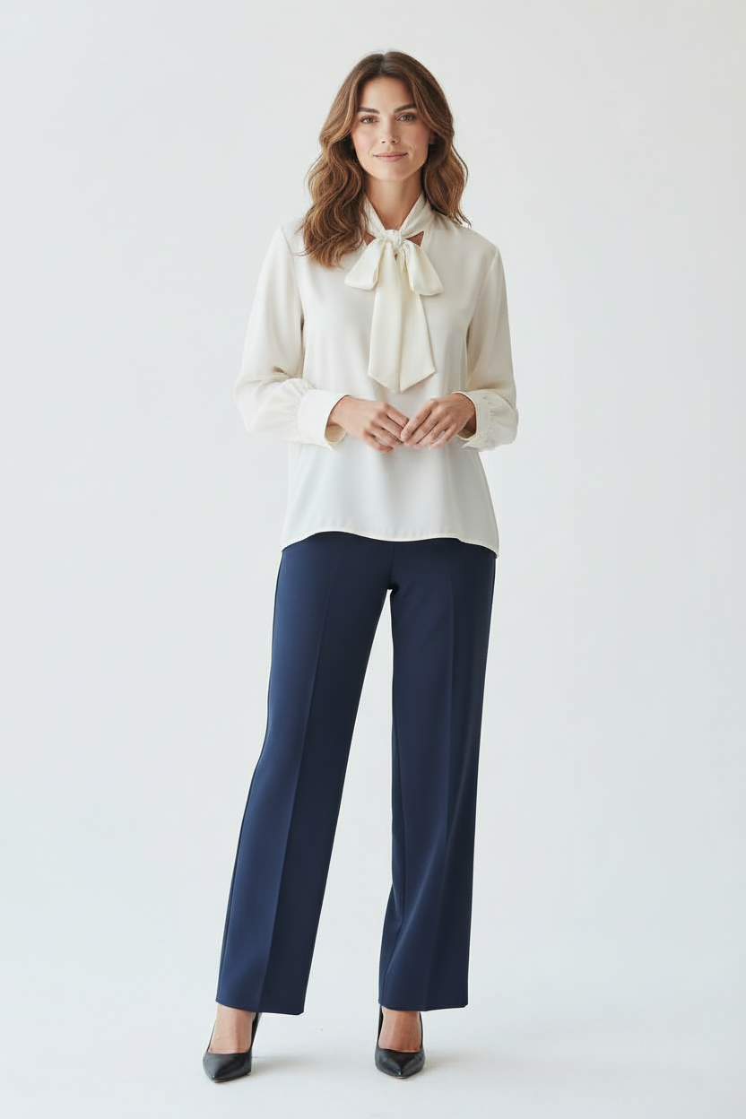 Blouse Senes viscose blanche - Vue plein pied