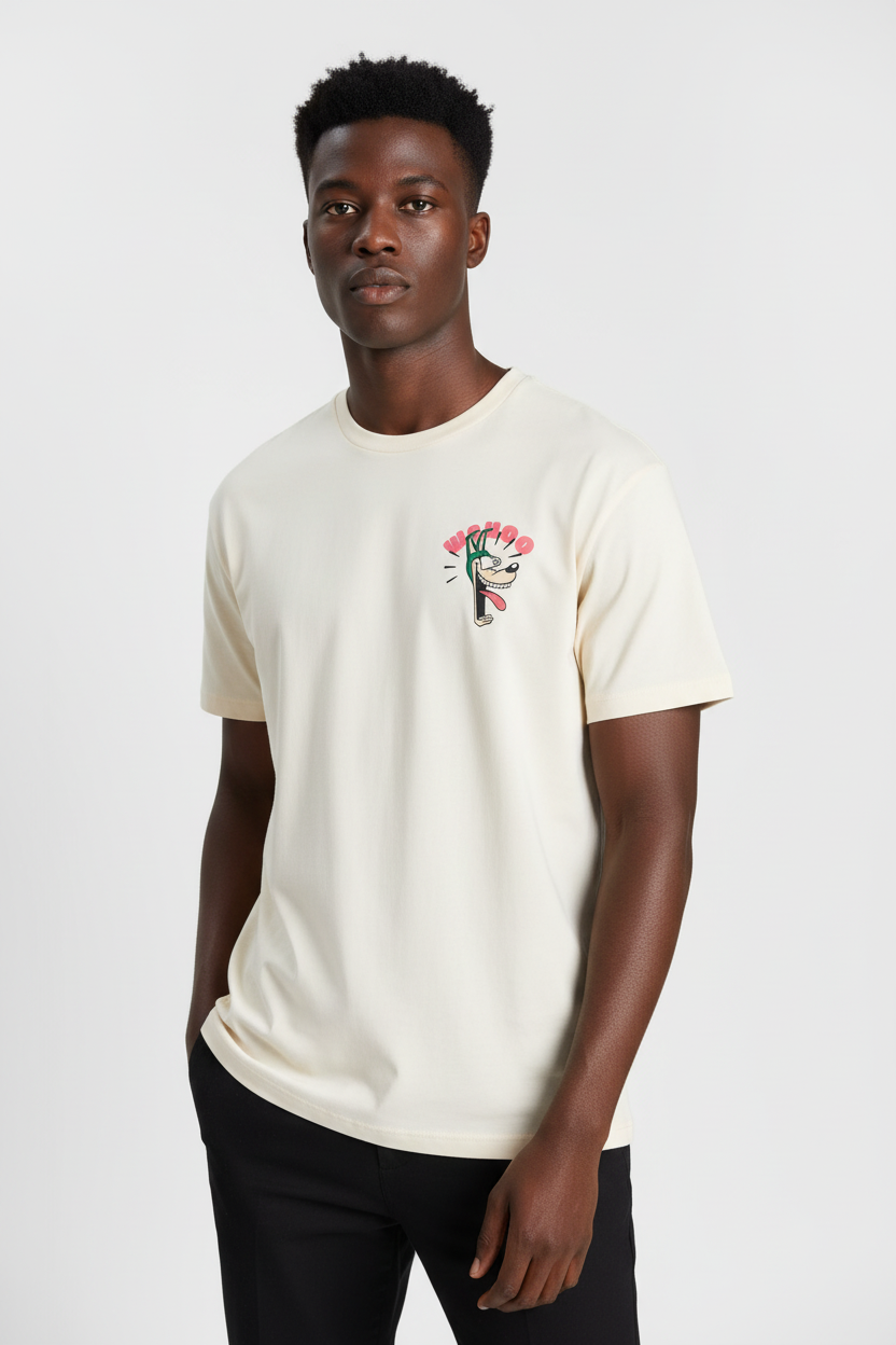 T-shirt Velokrom homme - détail logo poitrine