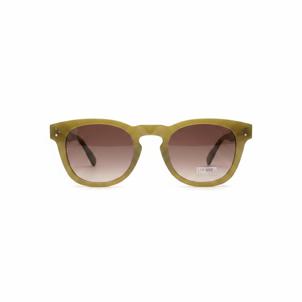 Lunettes Oversize Kaki - Face v3