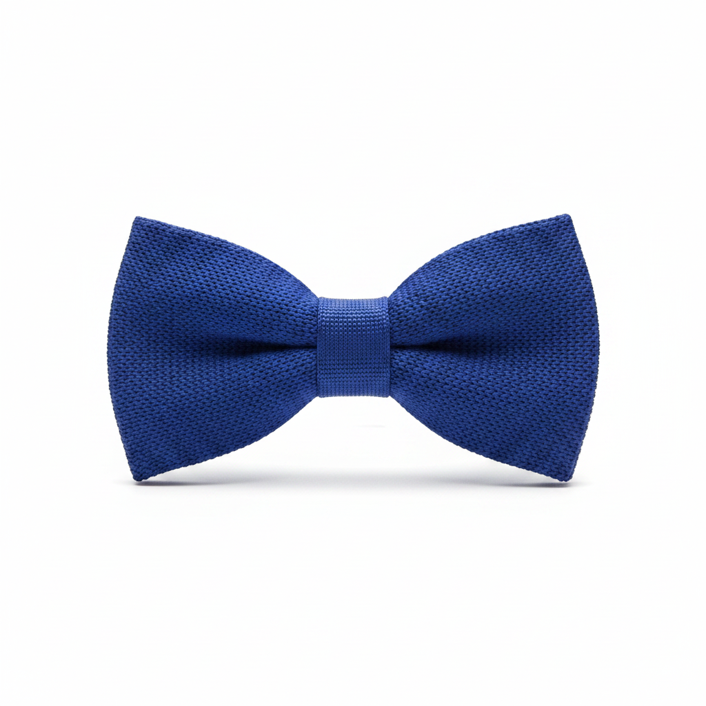 Nœud Papillon Réglable en Tricot - Fond 